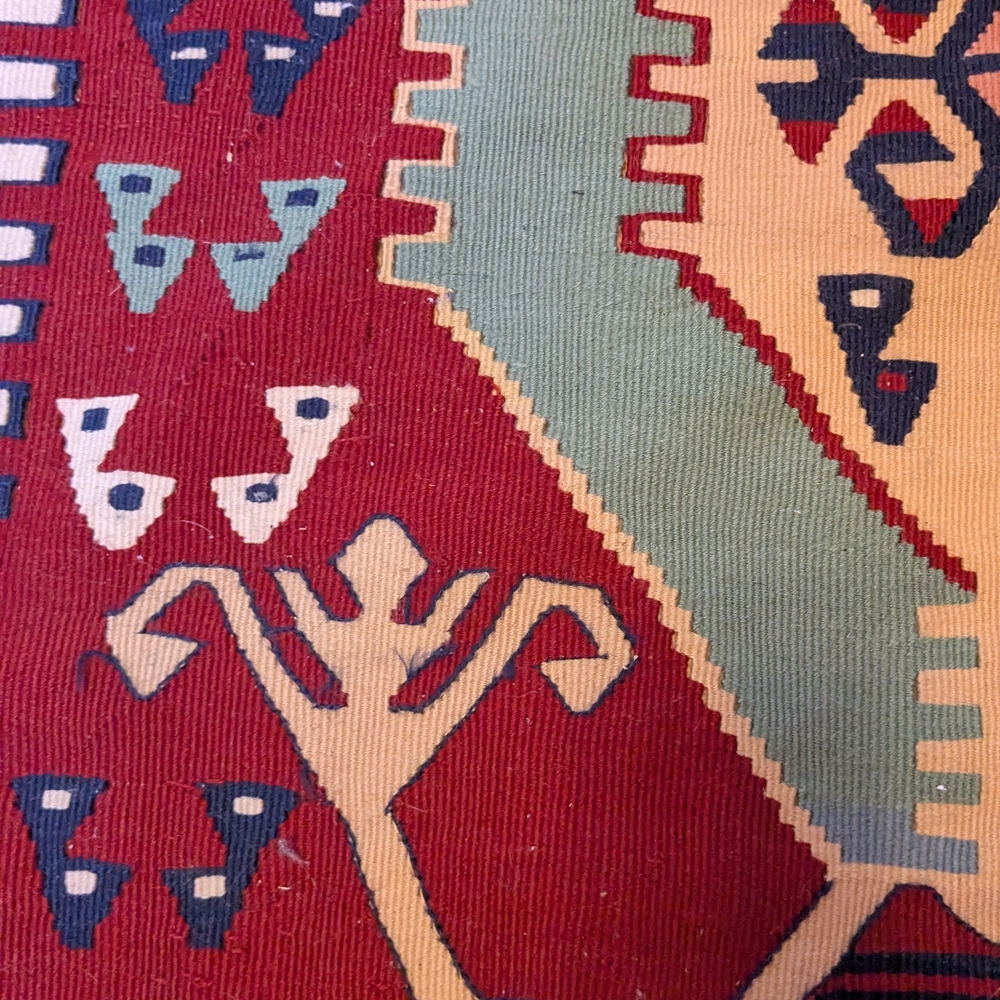 Genuine Wool Turkish Rug - Handmade - Picture 6 of 9